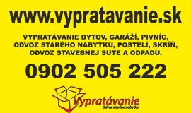 Vypratávanie bytov Bratislava, odvoz starého nábytku
