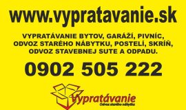 Vypratávanie bytov Bratislava, odvoz starého nábytku